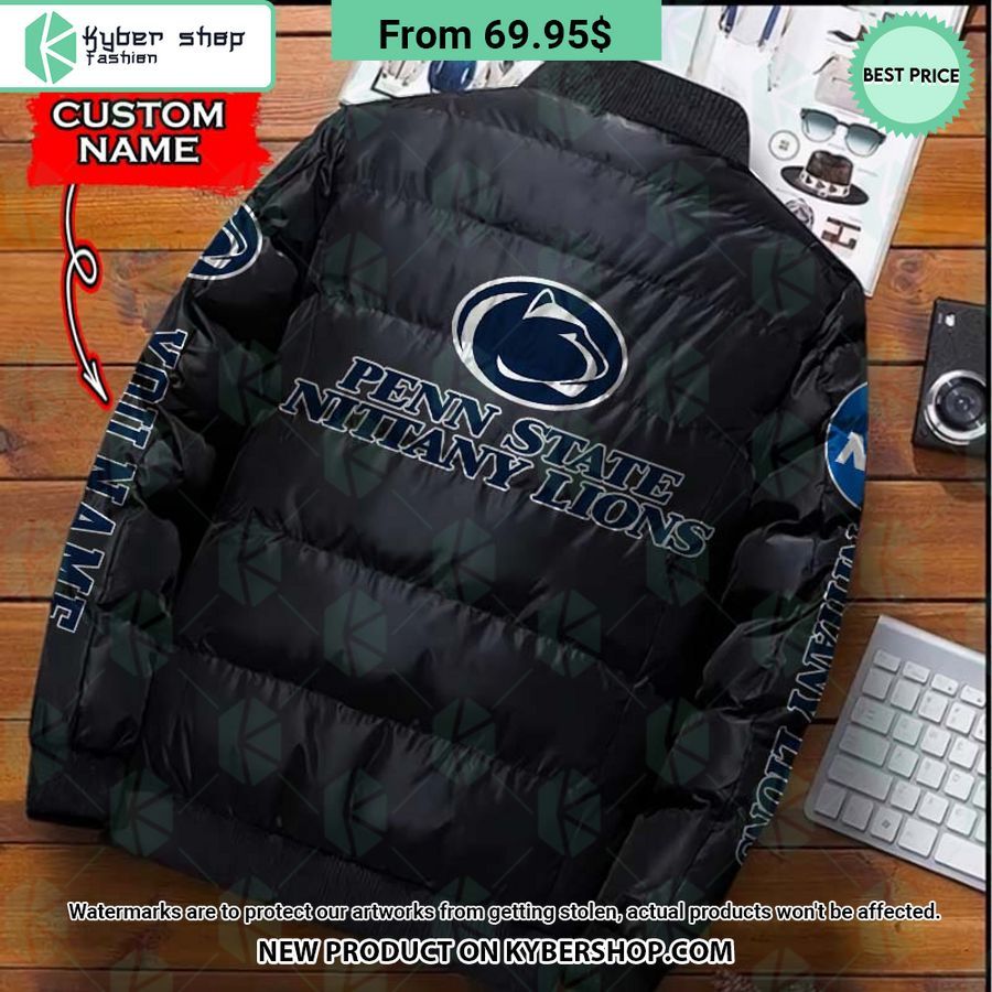 NCAA Penn State Nittany Lions CUSTOM Puffer Down Jacket Handsome as usual