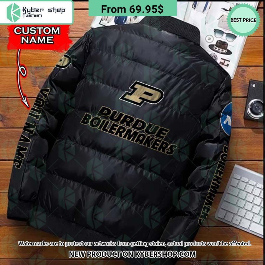 NCAA Purdue Boilermakers CUSTOM Puffer Down Jacket Out of the world