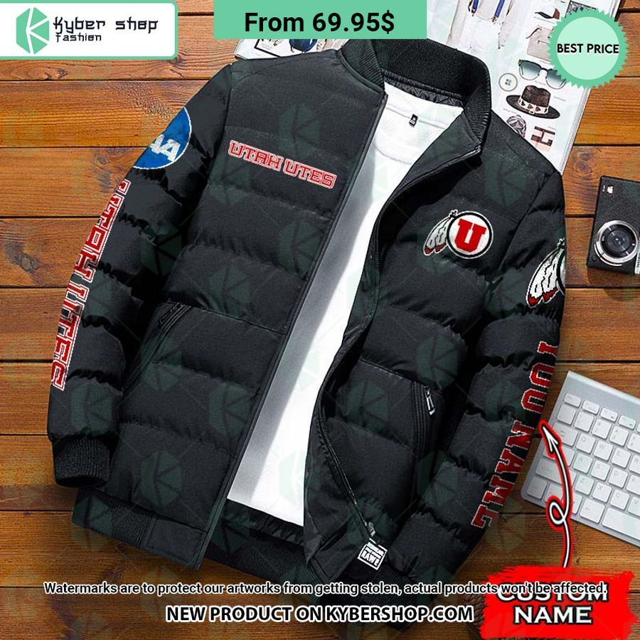 NCAA Utah Utes CUSTOM Puffer Down Jacket Such a scenic view ,looks great