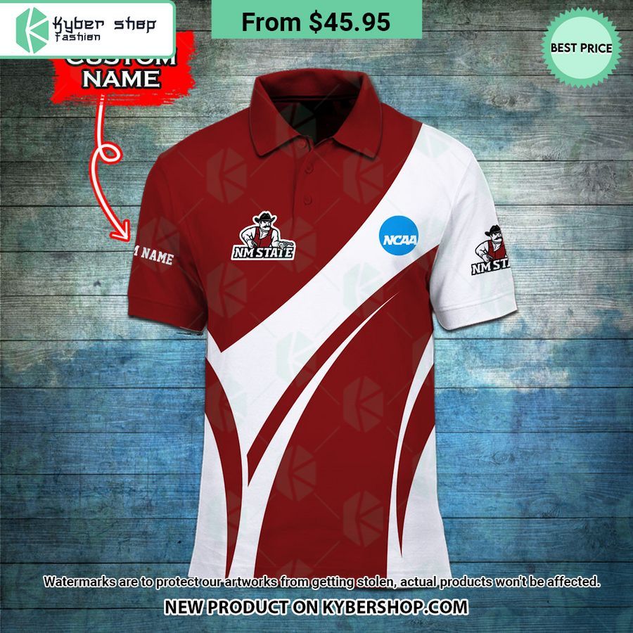 New Mexico State Aggies CUSTOM Polo Shirt, Cap 6 New Mexico State Aggies CUSTOM Polo Shirt, Cap Natural and awesome