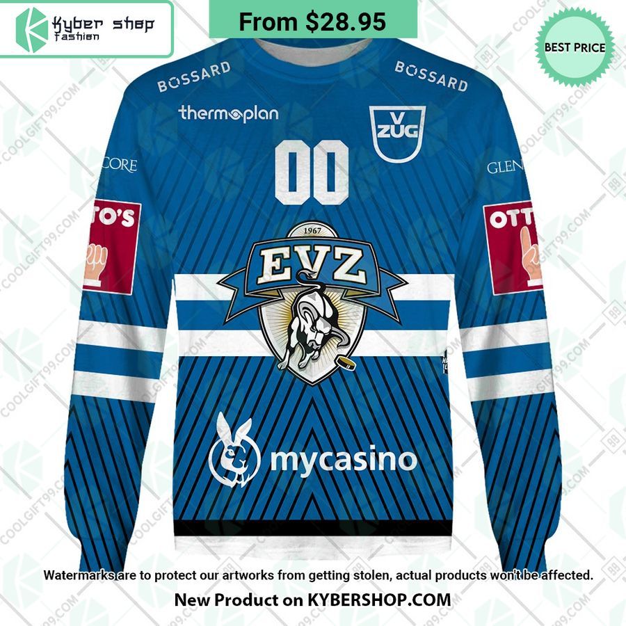 NL Hockey EV Zug Home Jersey Hoodie, Shirt 4 NL Hockey EV Zug Home Jersey Hoodie, Shirt Trending picture dear
