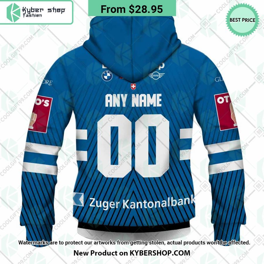 NL Hockey EV Zug Home Jersey Hoodie, Shirt 6 NL Hockey EV Zug Home Jersey Hoodie, Shirt Royal Pic of yours