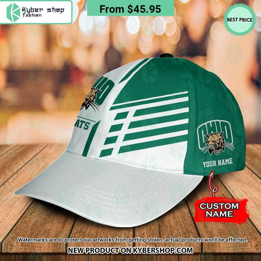 Ohio Bobcats CUSTOM Polo Shirt, Cap 4 Ohio Bobcats CUSTOM Polo Shirt, Cap Handsome as usual