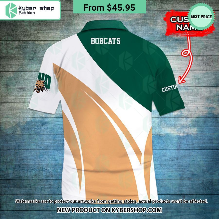 Ohio Bobcats CUSTOM Polo Shirt, Cap 7 Ohio Bobcats CUSTOM Polo Shirt, Cap Eye soothing picture dear