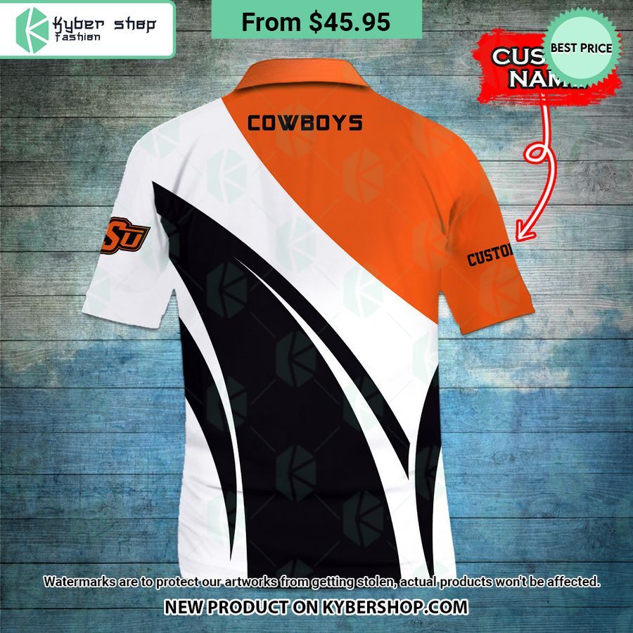 Oklahoma State Cowboys Custom Polo Shirt, Cap Loving Click