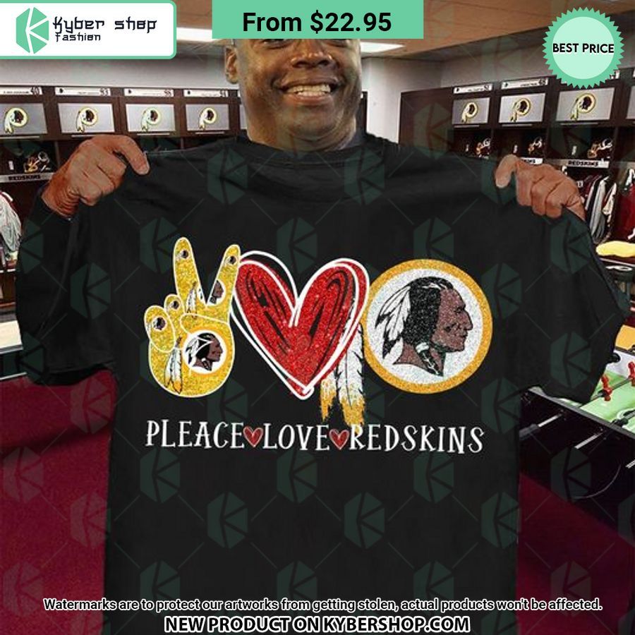 Peace Love Washington Redskins T Shirt Wow! This is gracious