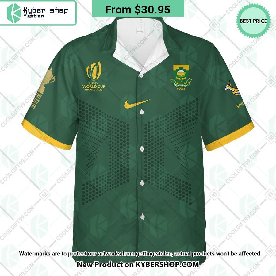 Personalized Rugby World Cup 2023 Springboks South Africa Rugby Jersey Style Hawaiian Shirt 2 595 Jpg