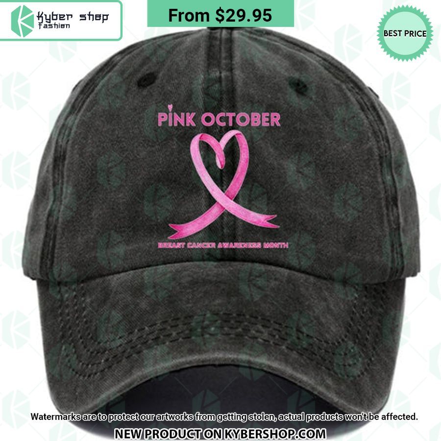 Pi̇nk October Breast Cancer Awareness Month Cap Pic of the century