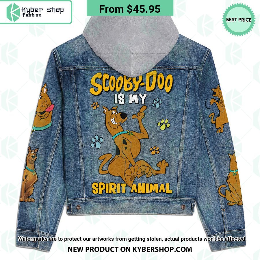 Scooby-Doo Is My Spirit Animal Hooded Denim Jacket 3 scooby doo is my spirit animal hooded denim jacket 3 243 jpg