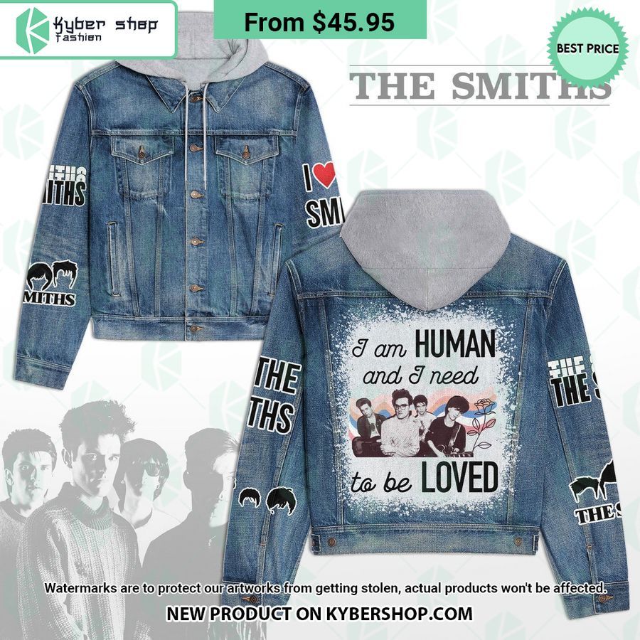 The Smiths Hooded Denim Jacket Awesome Pic guys