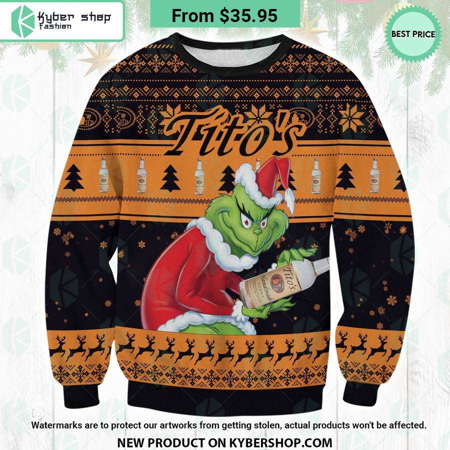 titos grinch ugly christmas sweater 1 910 jpg