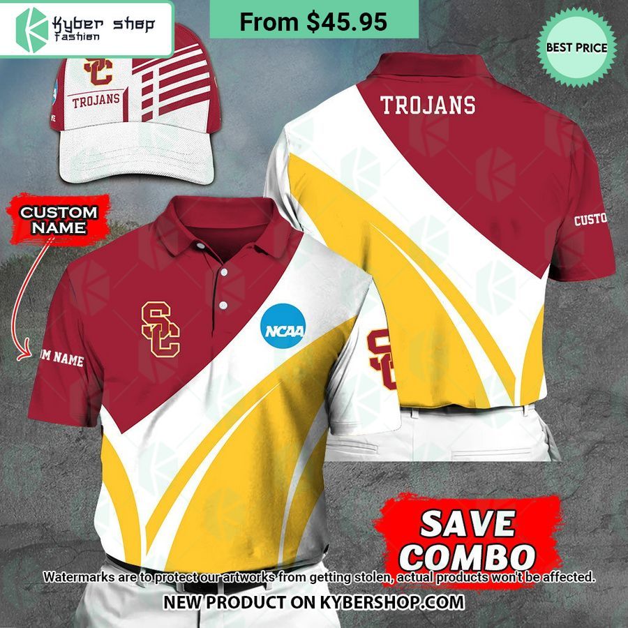 USC Trojans CUSTOM Polo Shirt, Cap My friend and partner