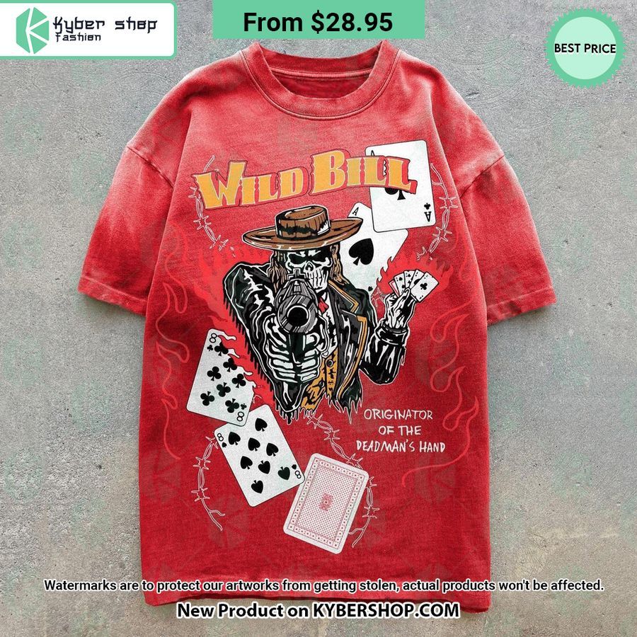 Wild Bill Playing Card T Shirt Two little brothers rocking together