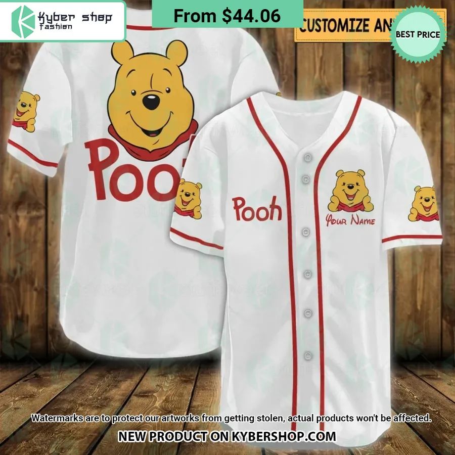 Winnie the Pooh CUSTOM Baseball Jersey Have no words to explain your beauty