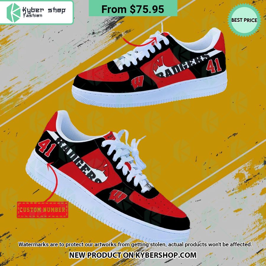 Wisconsin Badgers CUSTOM Nike Air Force 4 Wisconsin Badgers CUSTOM Nike Air Force Nice photo dude