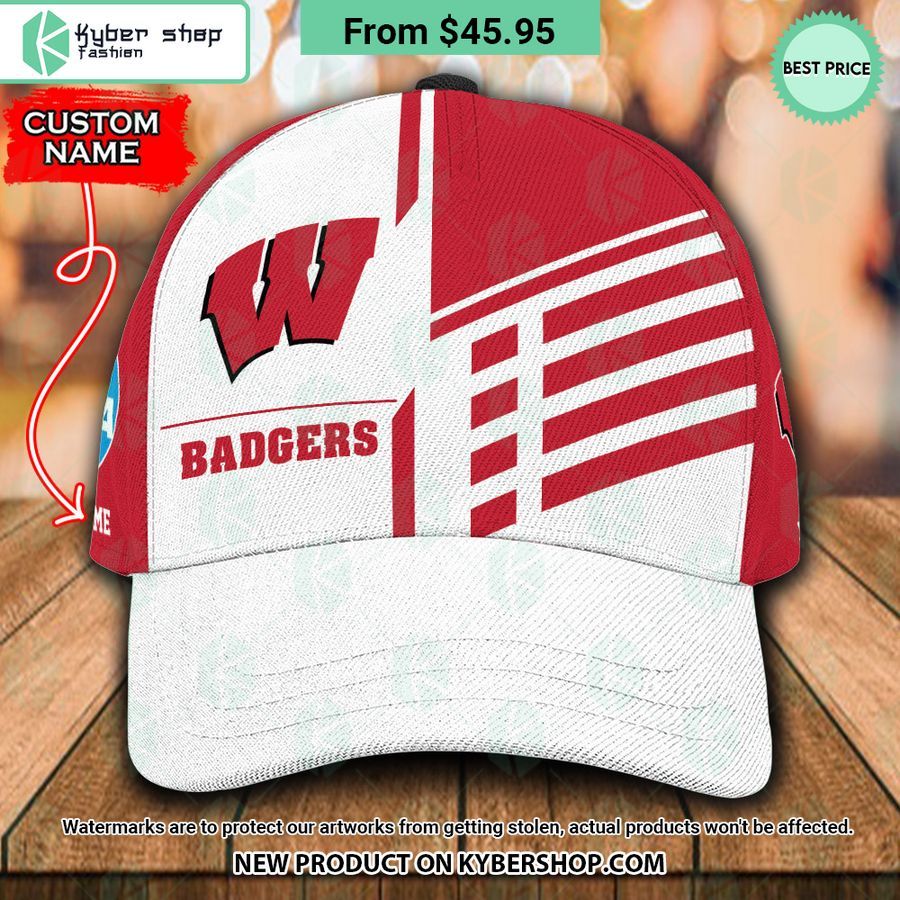 Wisconsin Badgers CUSTOM Polo Shirt, Cap Wow! What a picture you click