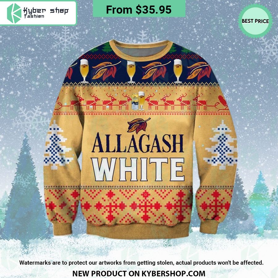 Allagash White Christmas Sweater Beautiful Mom, beautiful daughter