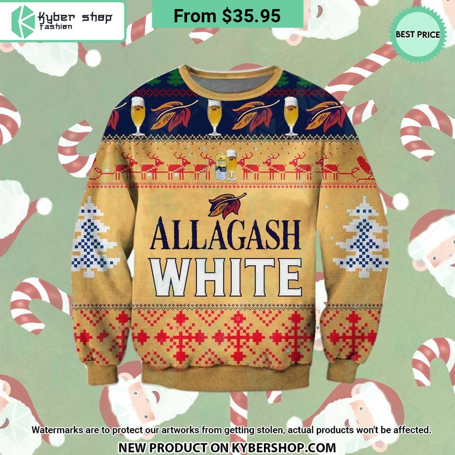 Allagash White Christmas Sweater 3 Allagash White Christmas Sweater You look lazy