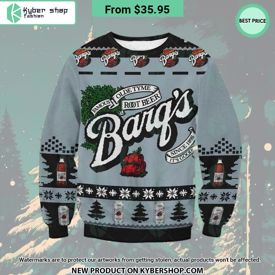 Barq’s Root Beer Sweater You Look Cheerful Dear