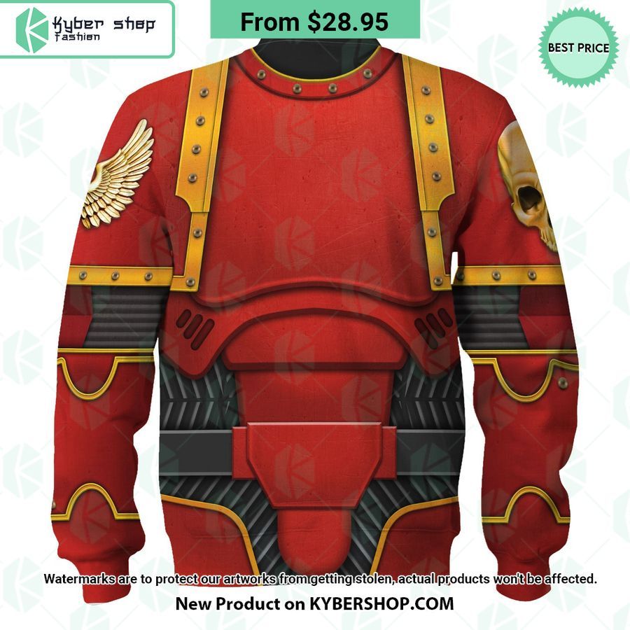 Blood Angels Captain Costume Warhammer 40K Hoodie 6 Blood Angels Captain Costume Warhammer 40K Hoodie Good one dear