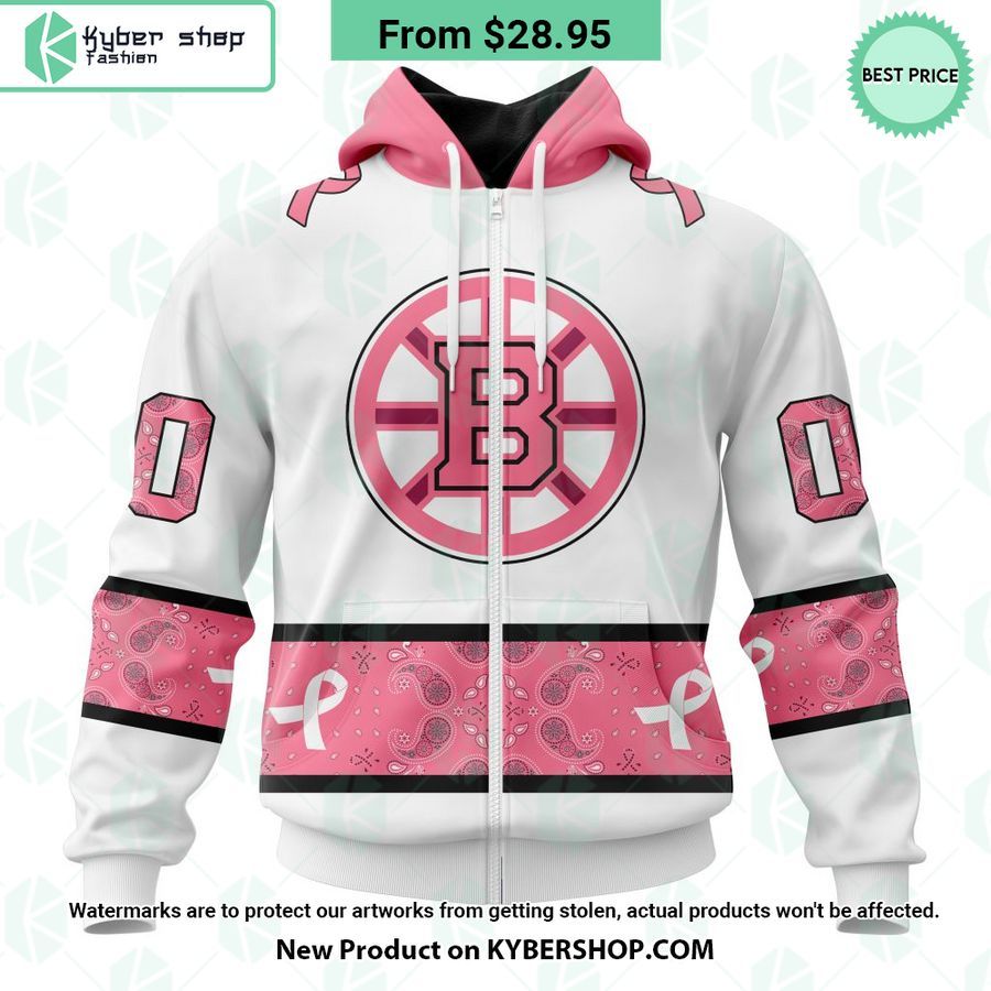 boston bruins in october we wear pink breast cancer hoodie 2 33 jpg