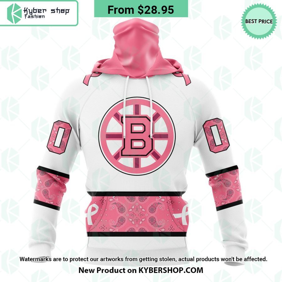 Boston Bruins In October We Wear Pink Breast Cancer Hoodie 4 Boston Bruins In October We Wear Pink Breast Cancer Hoodie Pic of the century