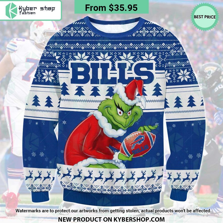 Buffalo Bills Grinch Ugly Christmas Sweater 1 73 Jpg