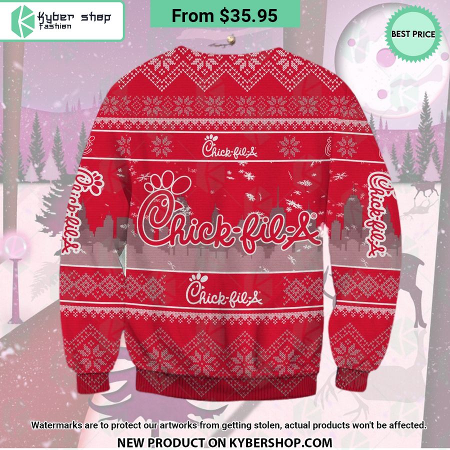 Chick-Fil-A Christmas Sweater Word2