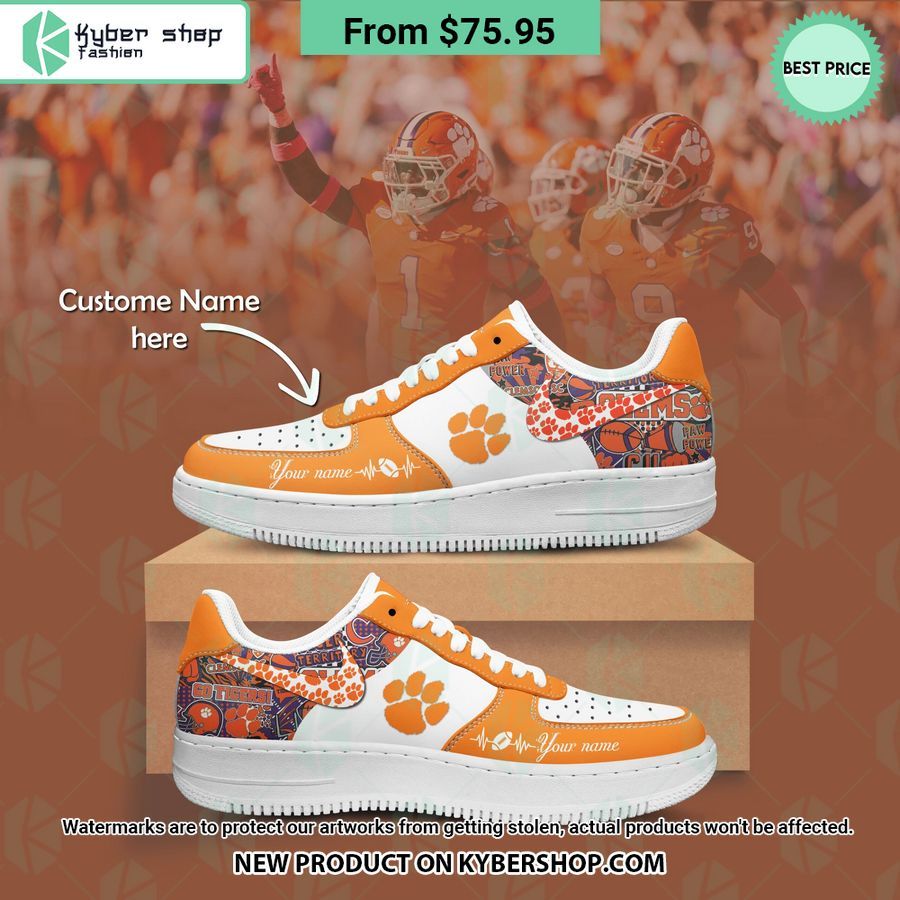 Clemson Tigers CUSTOM Air Force 1 How did you learn to click so well