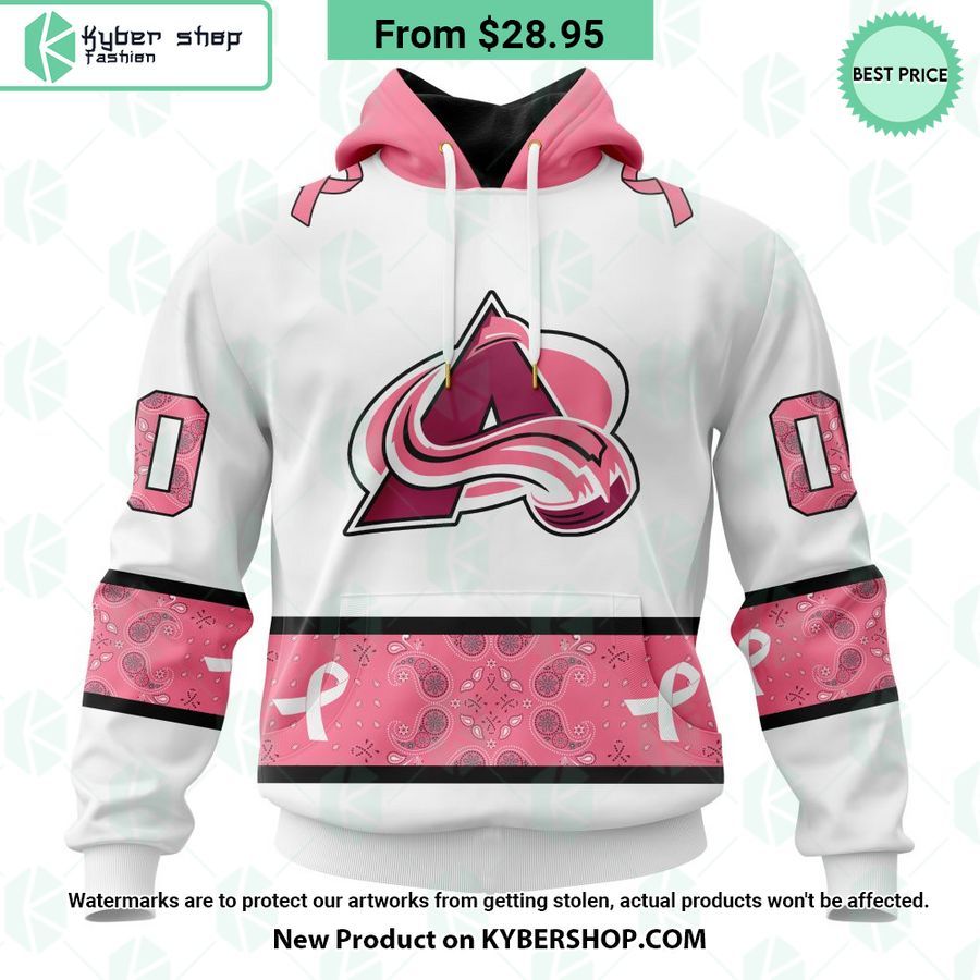 colorado avalanche in october we wear pink breast cancer shirt 1 690 jpg