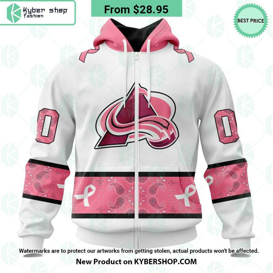 colorado avalanche in october we wear pink breast cancer shirt 2 211 jpg