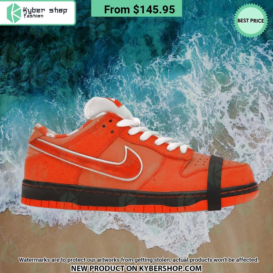 Concepts Orange Lobster Nike Sb Dunk Low You Look So Healthy And Fit
