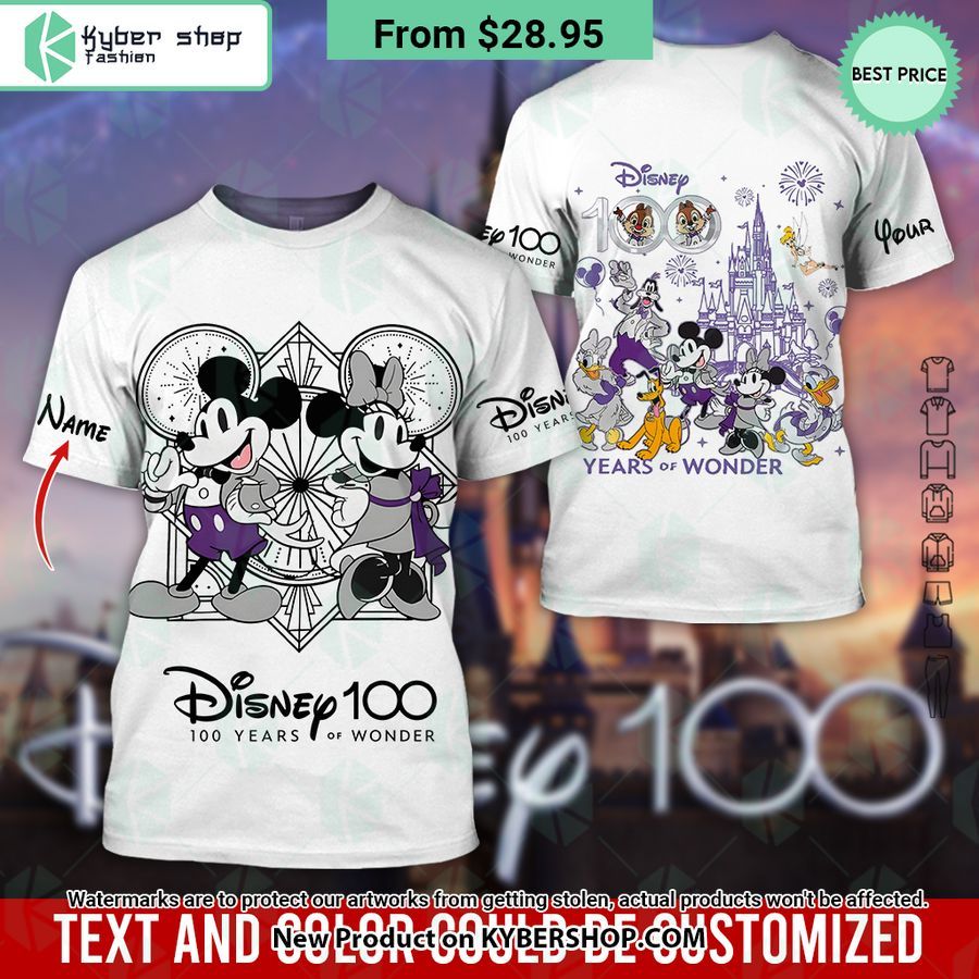 Disney 100 Years Of Wonder Custom Shirt, Hoodie Cool Look Bro