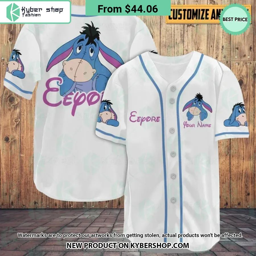 Eeyore Custom Baseball Jersey You Look Insane In The Picture, Dare I Say