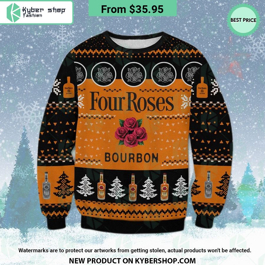 Four Roses Christmas Sweater You look fresh in nature