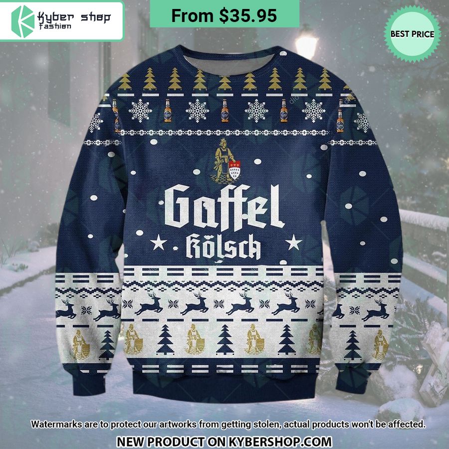 Gaffel Kolsch Christmas Sweater Great, I liked it