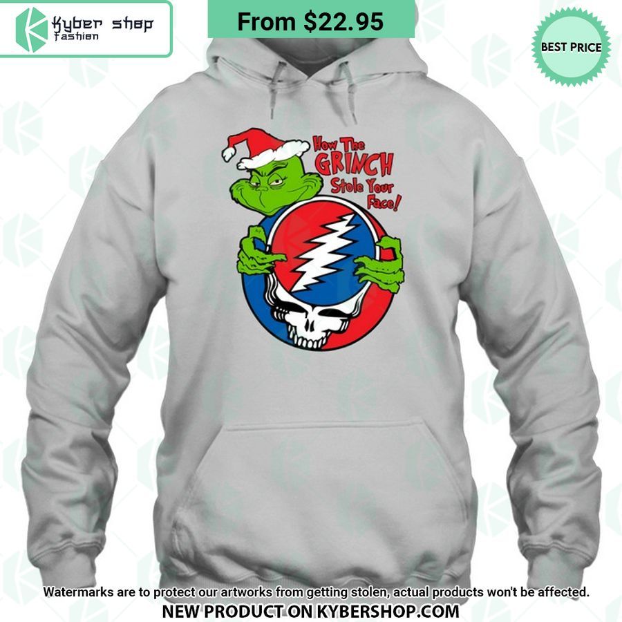 How The Grinch Stole Your Face Grateful Dead Shirt Pic of the century