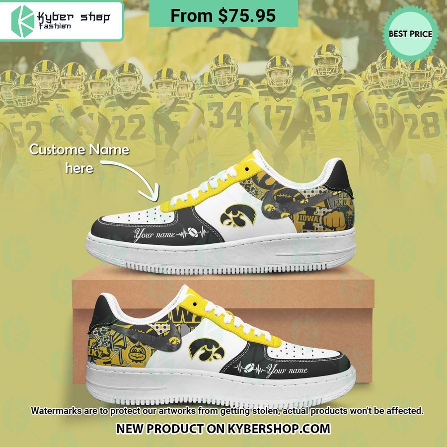 Iowa Hawkeyes CUSTOM Air Force 1 This is your best picture man