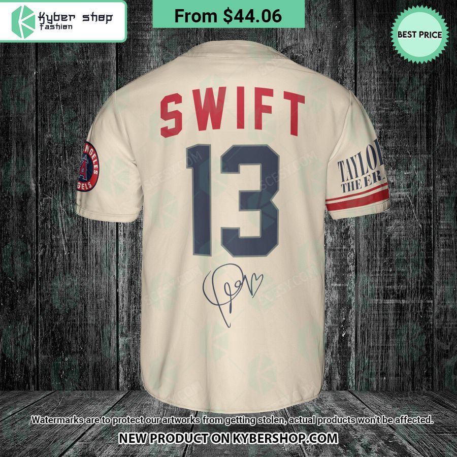 Los Angeles Angels Taylor Swift Signature Baseball Jersey 3 Los Angeles Angels Taylor Swift Signature Baseball Jersey word3