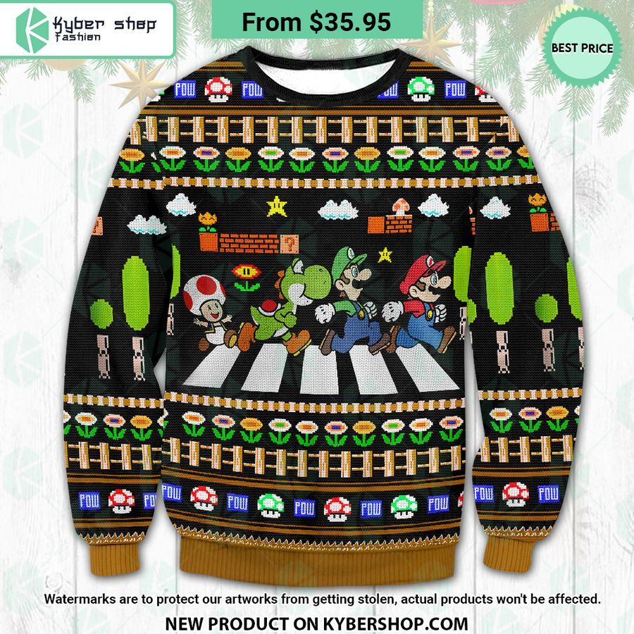 Mario Abbey Road Sweater Good One Dear