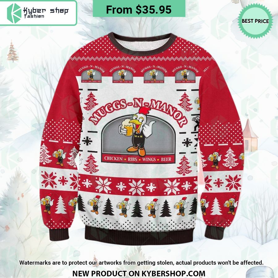 Muggs N Manor Christmas Sweater Bless this holy soul, looking so cute