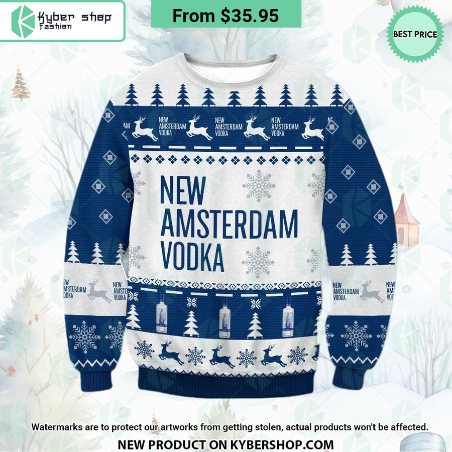 New Amsterdam Vodka Sweater Cool Look Bro
