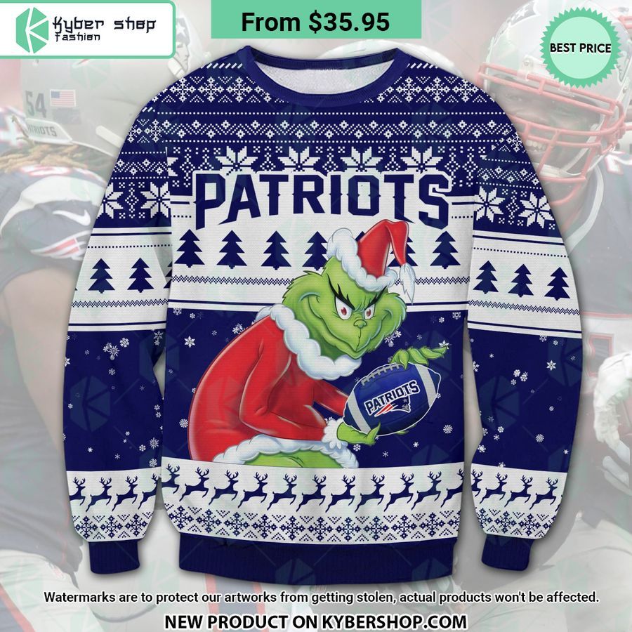 New England Patriots Grinch Ugly Christmas Sweater You are always amazing