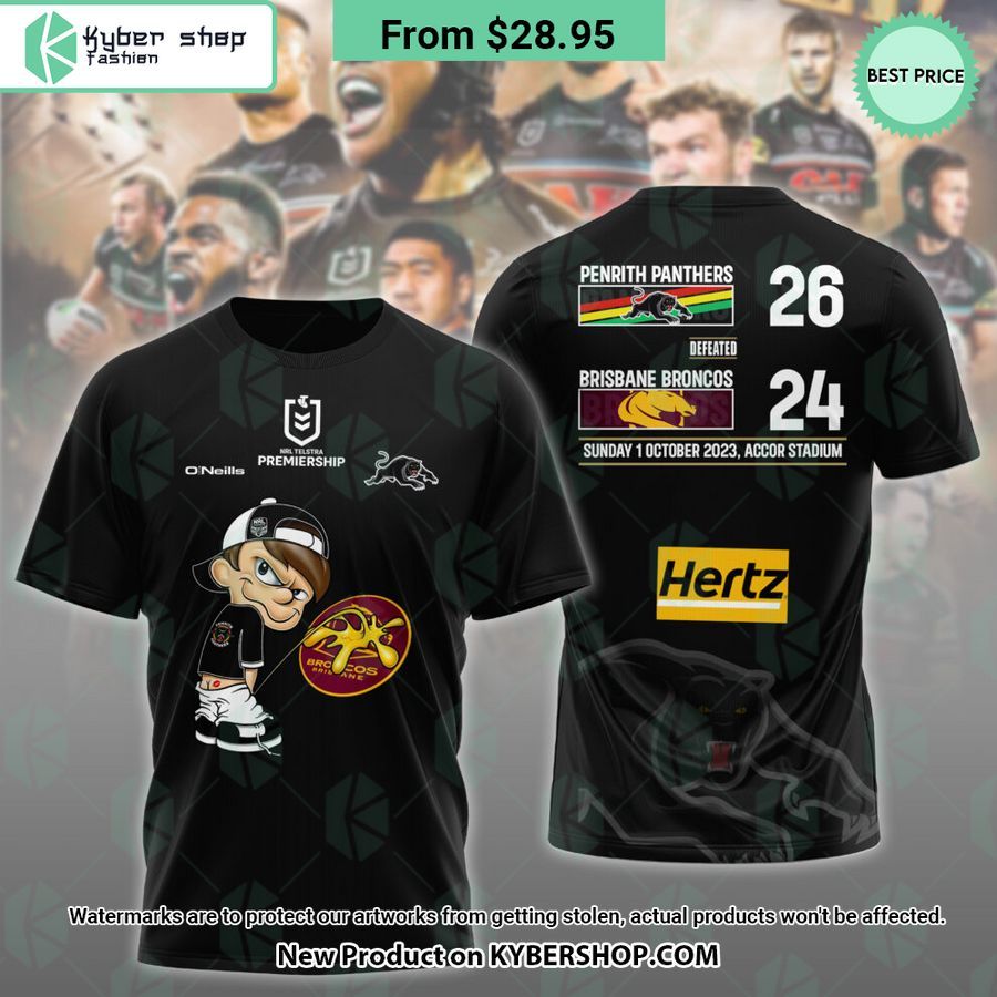 Penrith Panthers 2023 Nrl Grand Final Premiers T Shirt Rocking Picture
