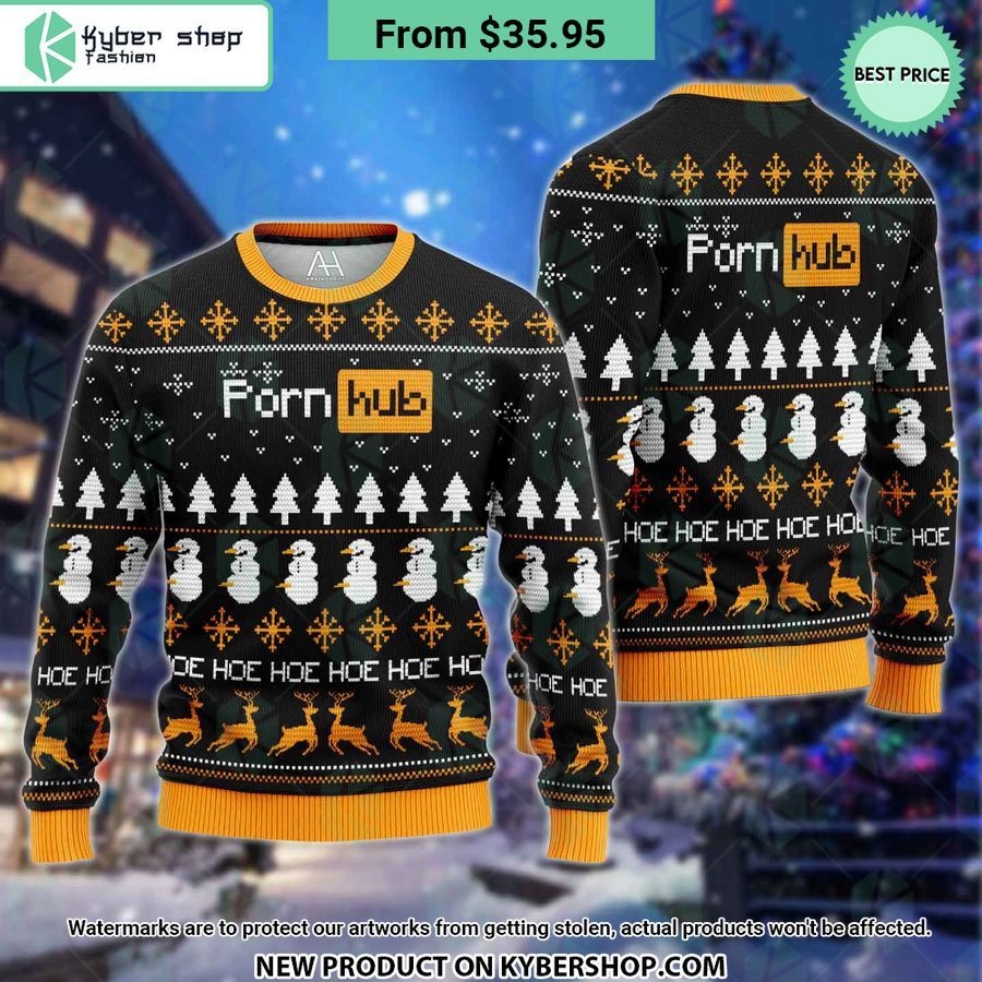 PornHub Hoe Hoe Hoe Chirstmas Sweater Have you joined a gymnasium?