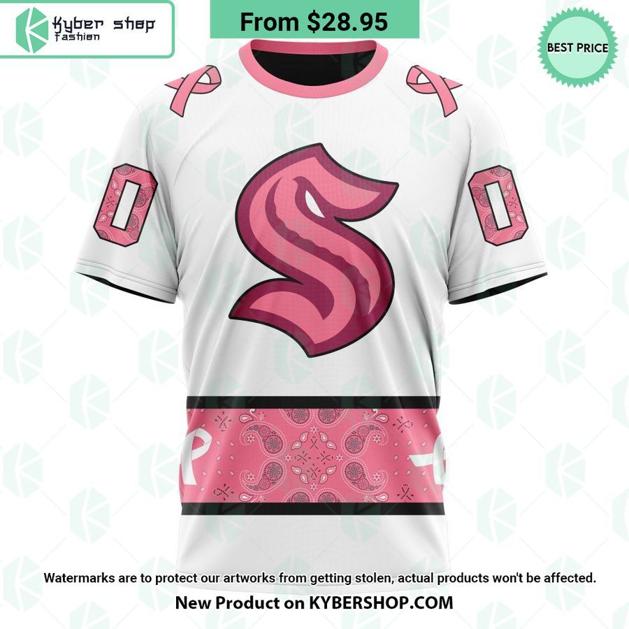 Seattle Kraken In October We Wear Pink Breast Cancer Hoodie 8 Seattle Kraken In October We Wear Pink Breast Cancer Hoodie Handsome as usual