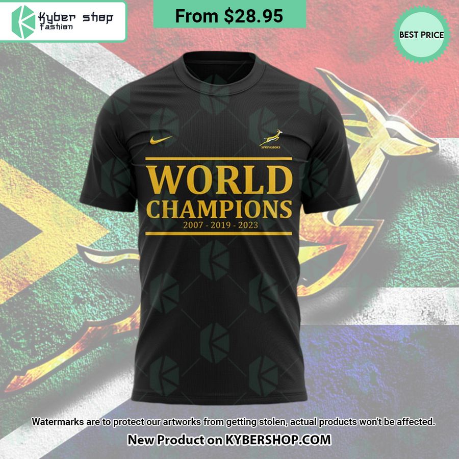 South Africa Rugby World Cup Champions 2023 Shirt, Cap Word2