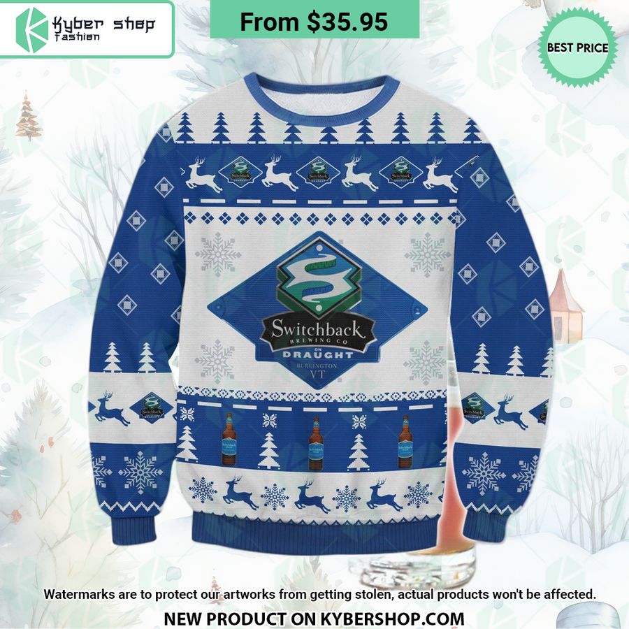Switchback Ale Christmas Sweater You guys complement each other