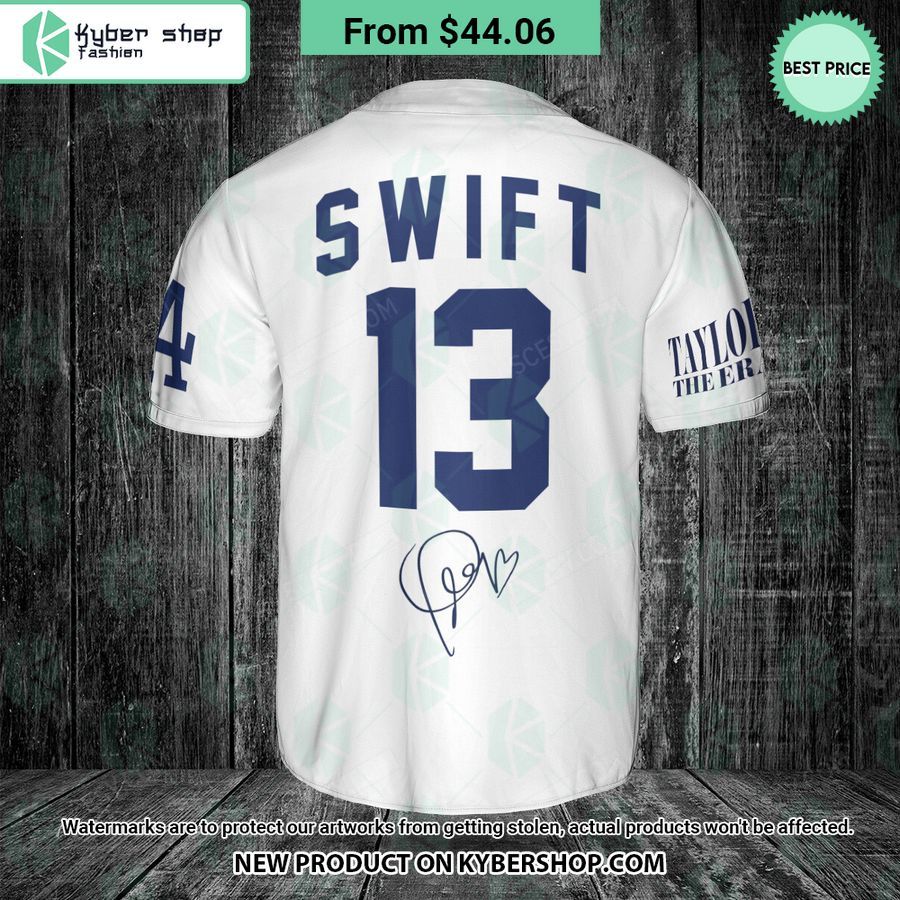Taylor Swift Los Angeles Dodgers Baseball Jersey 3 Taylor Swift Los Angeles Dodgers Baseball Jersey word1