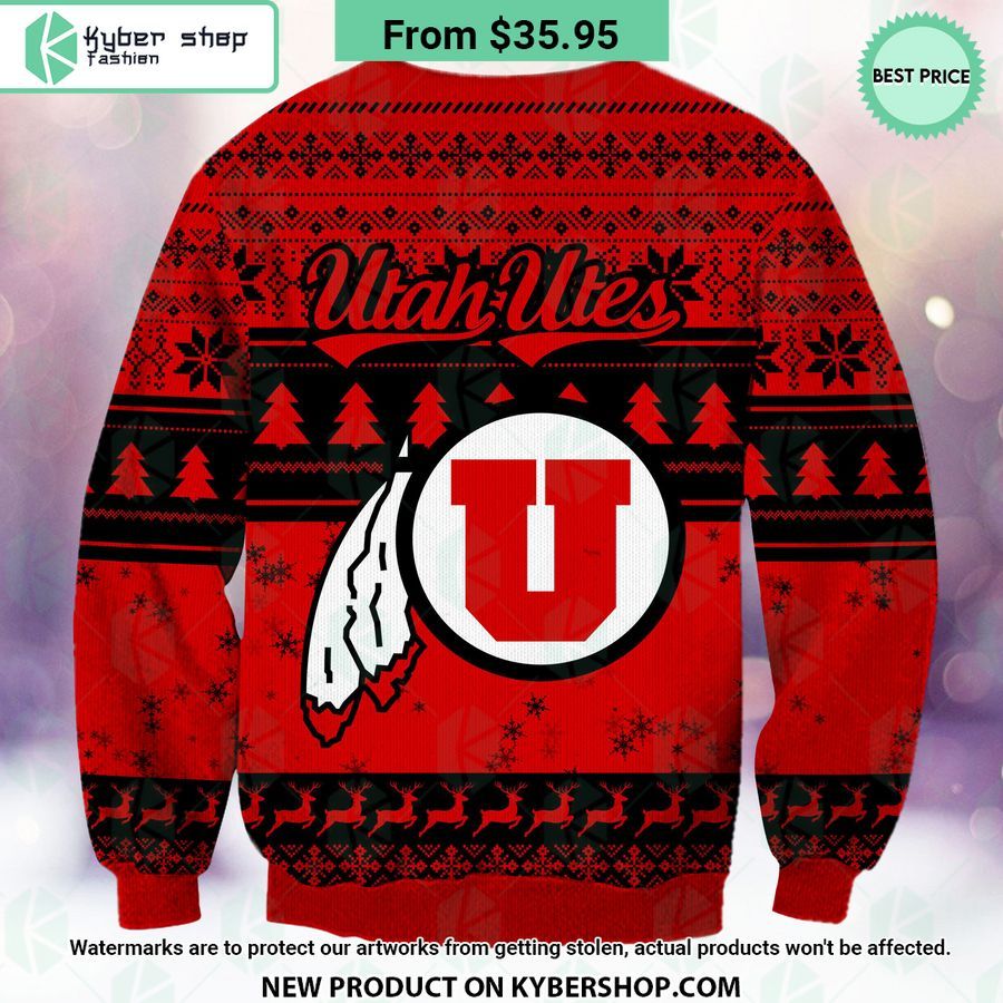 Utah Utes Grinch Christmas Sweater 3 221 Jpg
